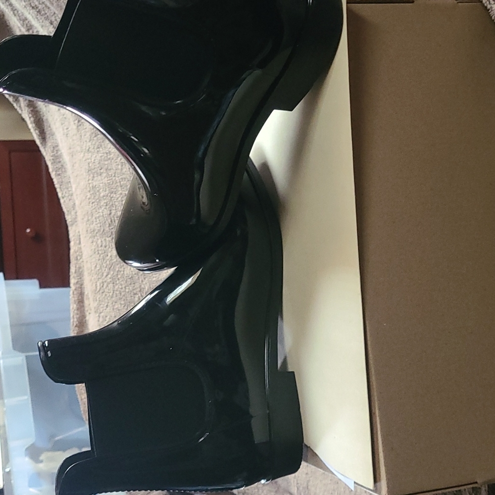 Black Brand New Rain Boots